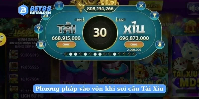 Phương pháp vào vốn khi soi cầu Tài Xỉu